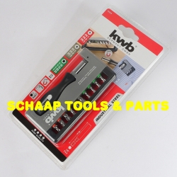 Bitset met schroevendraaierheft 12-delig | 1510-10